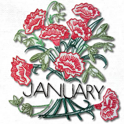 Vintage Flowers For Each Month